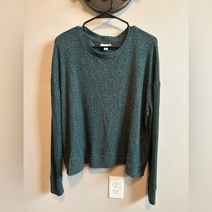 So Teal Top With Button Detail